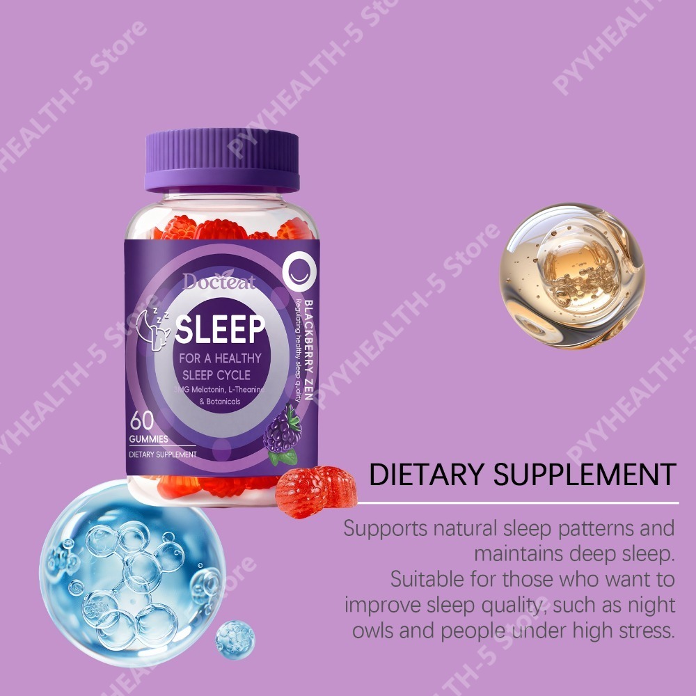Docteat Sleep Gummies 3mg Mela - Melatonin Sleep Gummy recension och pris