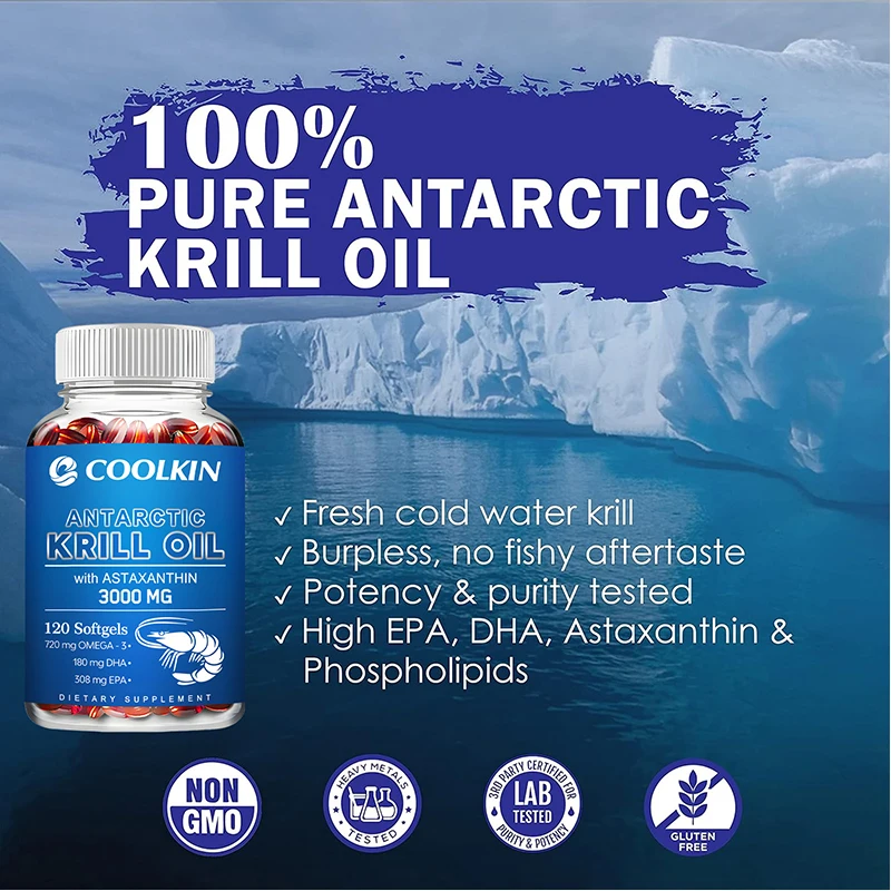 Antarctic Krill Oil 3000mg - O - Omega 3 Fish Oil recension och pris