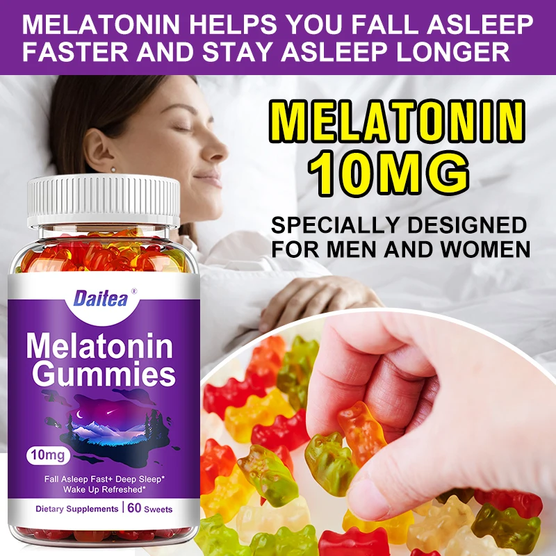 Melatonin 10 Mg Supplement | P - Melatonin Sleep Gummy recension och pris
