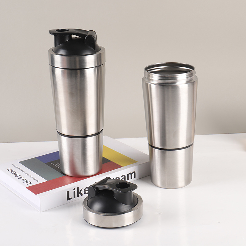 Stainless Steel Protein Shaker - Nutrition Sports Fitness recension och pris