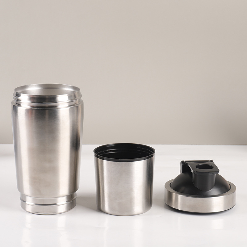 Stainless Steel Protein Shaker - Nutrition Sports Fitness recension och pris