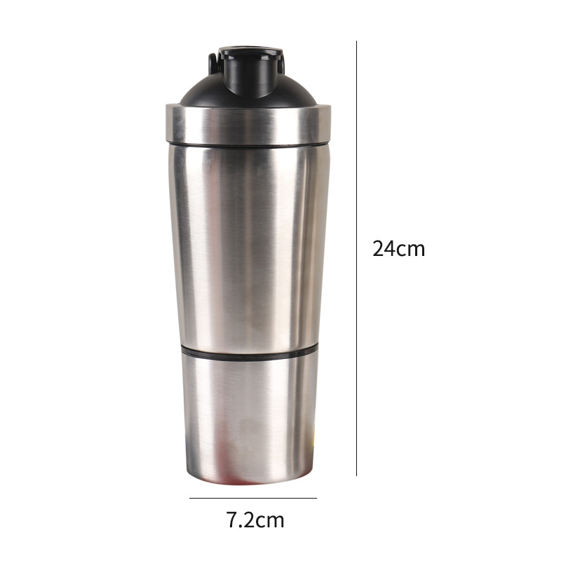 Stainless Steel Protein Shaker - Nutrition Sports Fitness recension och pris