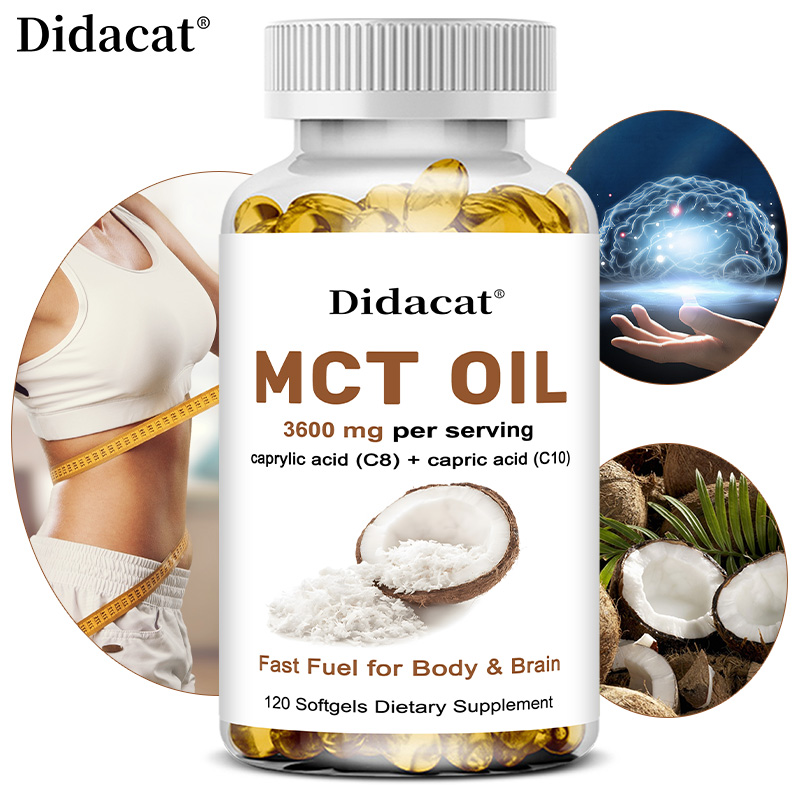 MCT Oil 3600 mg C8 C10 Capsule - Mct Oil Coconut recension och pris