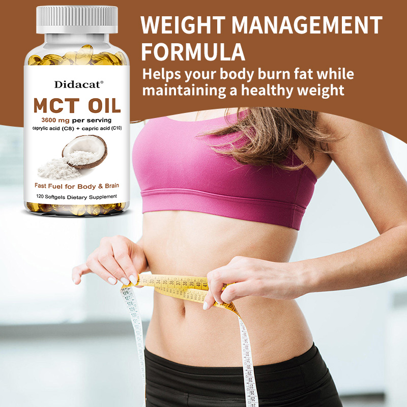 MCT Oil 3600 mg C8 C10 Capsule - Mct Oil Coconut recension och pris