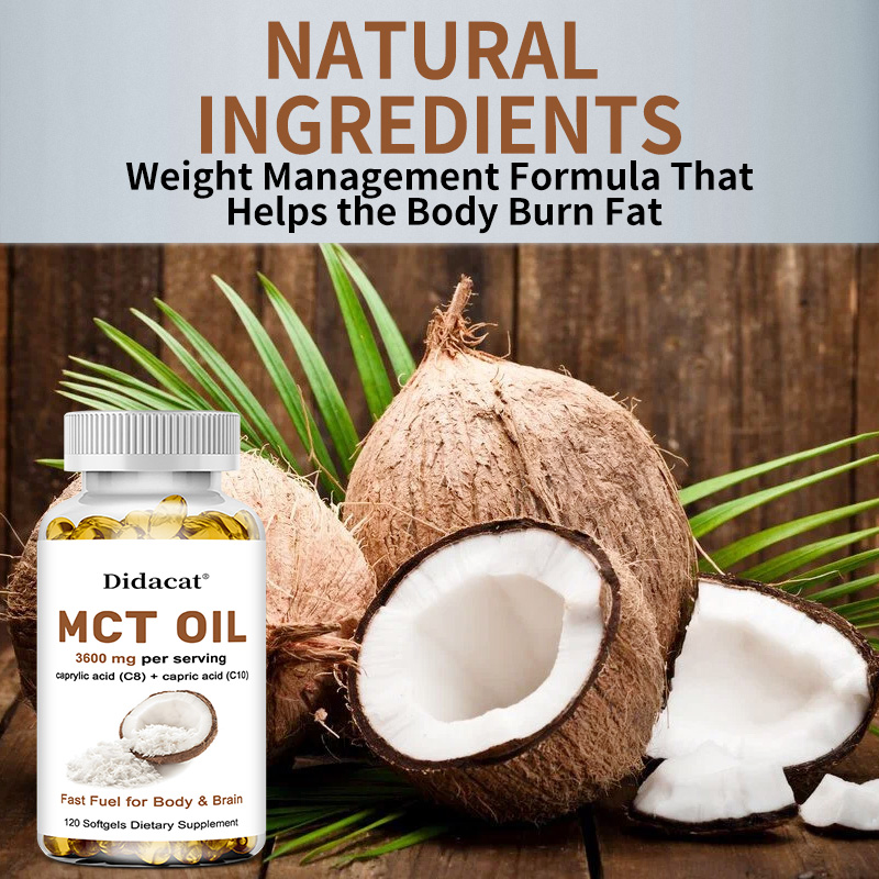 MCT Oil 3600 mg C8 C10 Capsule - Mct Oil Coconut recension och pris