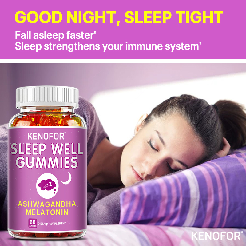 Melatonin + Ashwagandha Gummie - Melatonin Sleep Gummy recension och pris