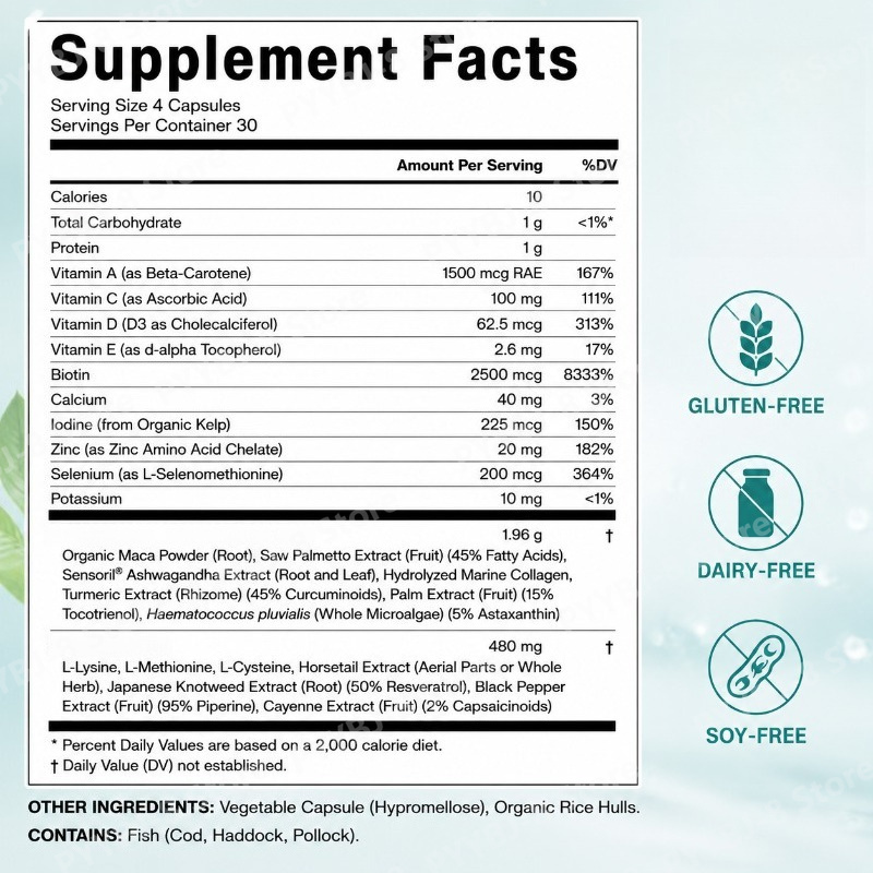 Daily Hair and Scalp Nutrition - Nutrition Zinc recension och pris