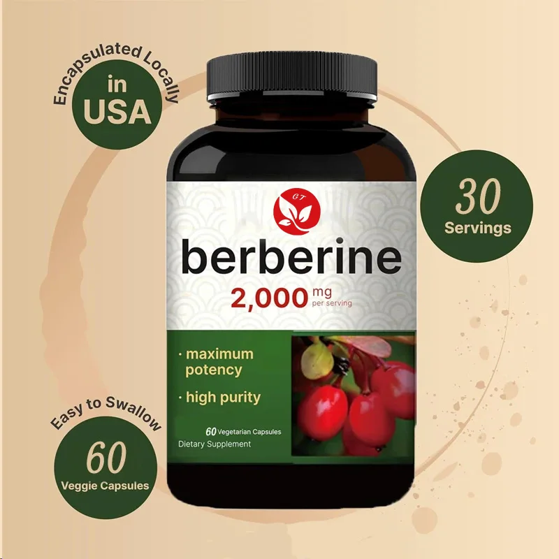 Berberine Supplement  60 Veget - Berberine Hcl Capsule recension och pris