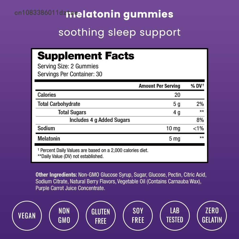 Melatonin Gummies - Sleep Aid, - Melatonin Sleep Gummy recension och pris