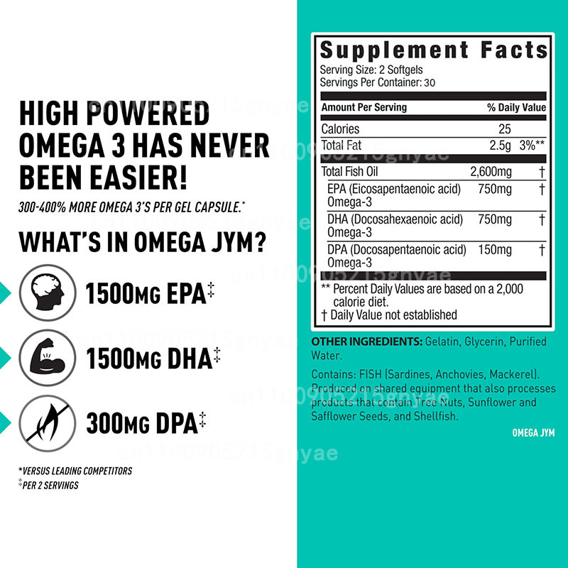 Omega-3 Fish Oil Capsules for  - Omega 3 Fish Oil recension och pris