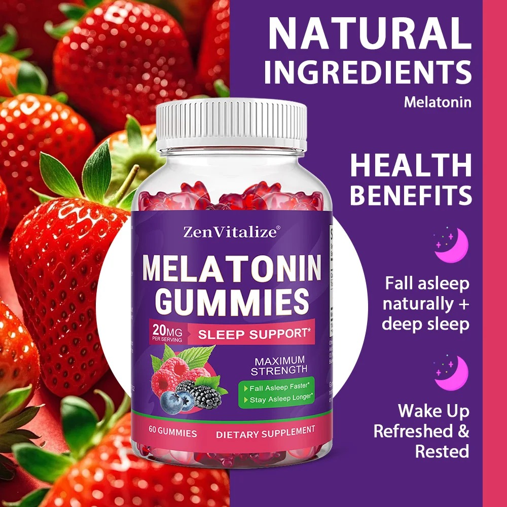 Adult Melatonin Gummies Suppor - Melatonin Sleep Gummy recension och pris