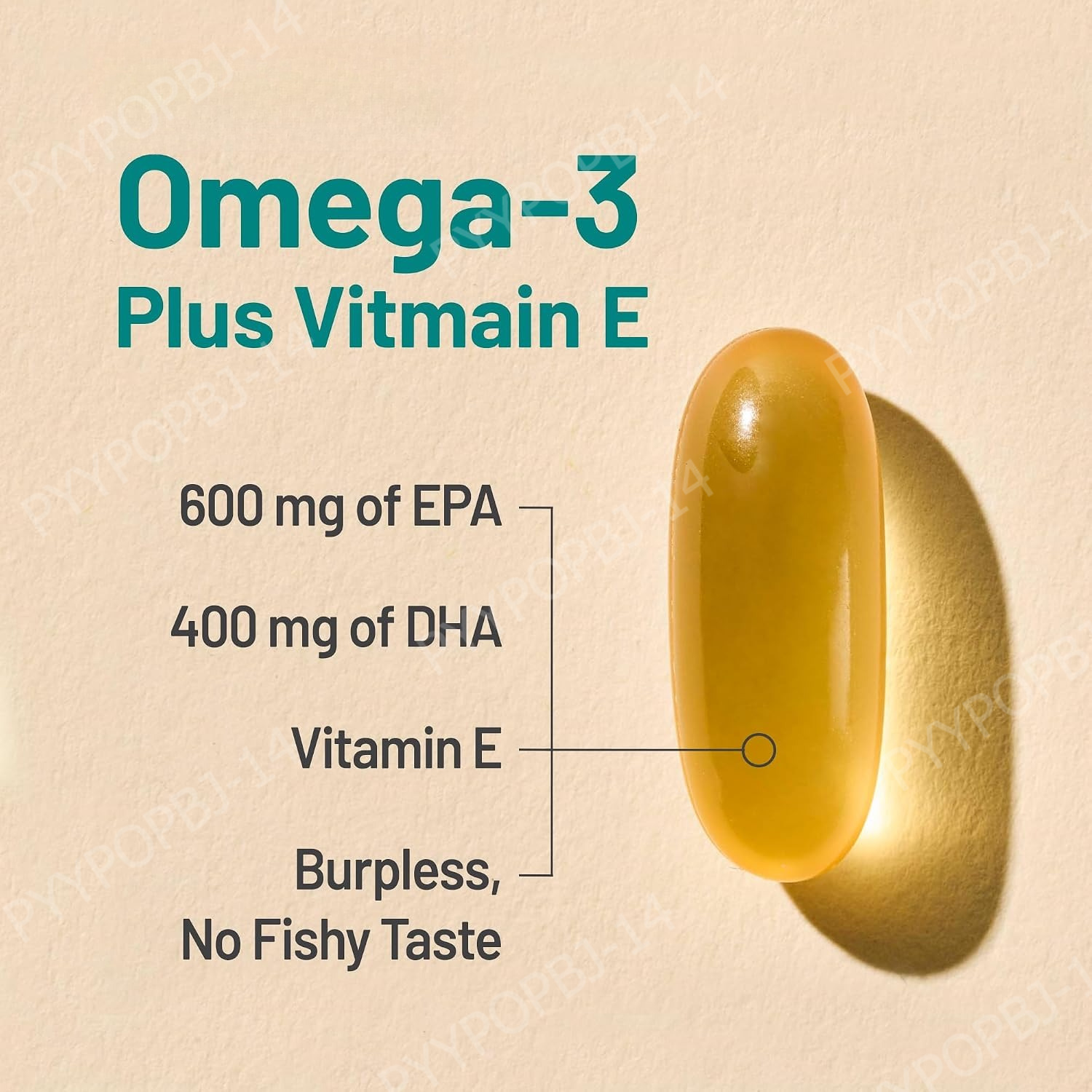 Omega-3 Fish Oil 1000mg EPA 60 - Omega 3 Fish Oil recension och pris