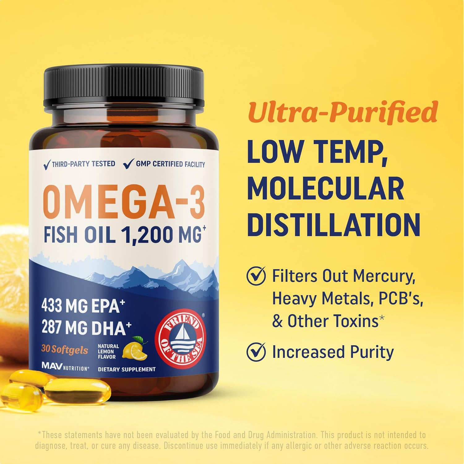 Omega 3 Fish Oil - Supports Th - Omega 3 Fish Oil recension och pris