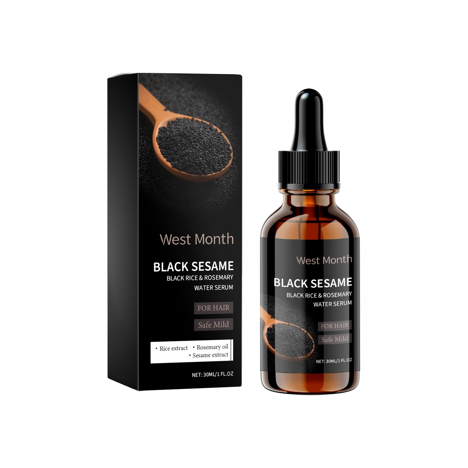 West Month Hair Growth Serum B - Black Seed Oil Capsule recension och pris