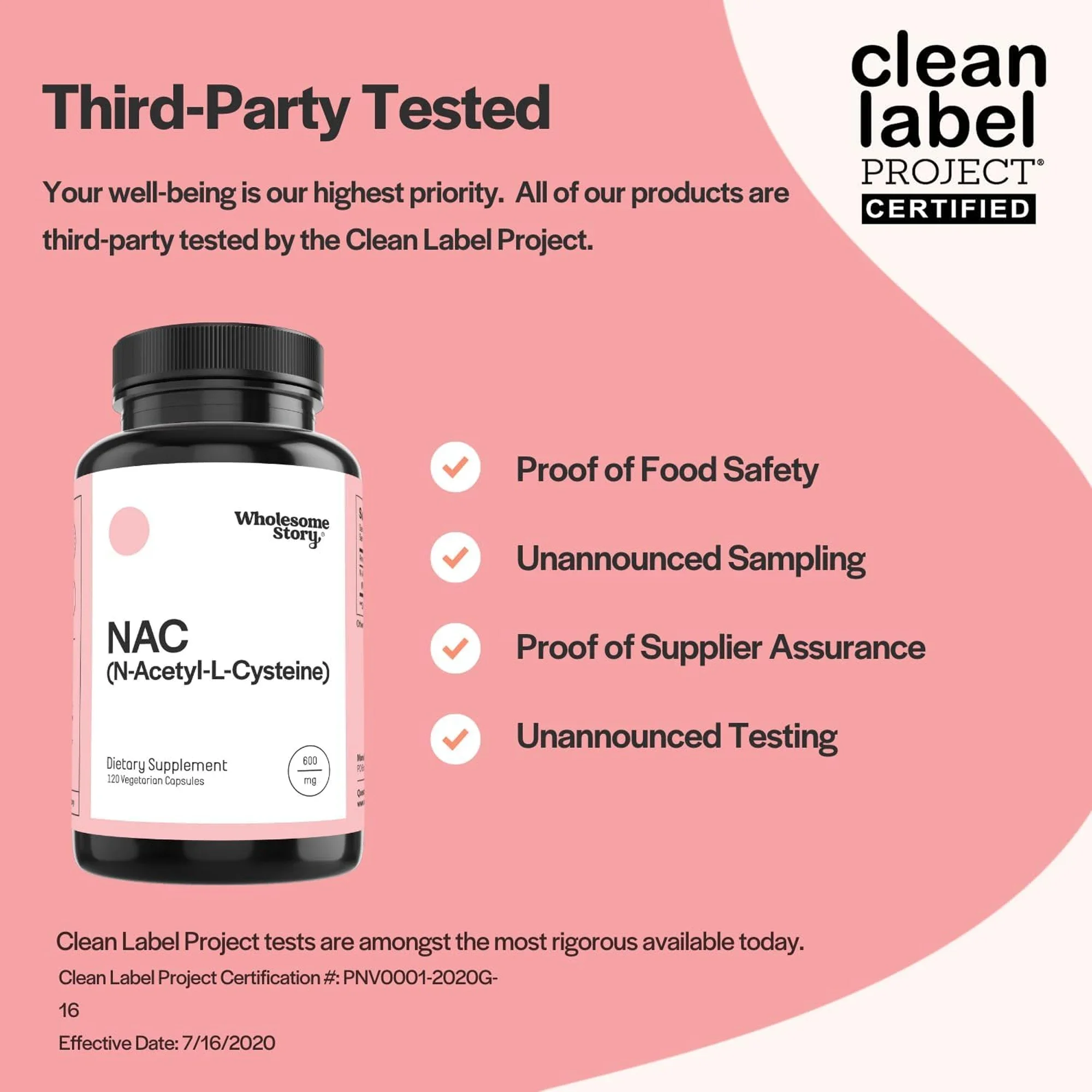 NAC (N-Acetyl L-Cysteine) 600m - Nac N Acetyl Cysteine recension och pris