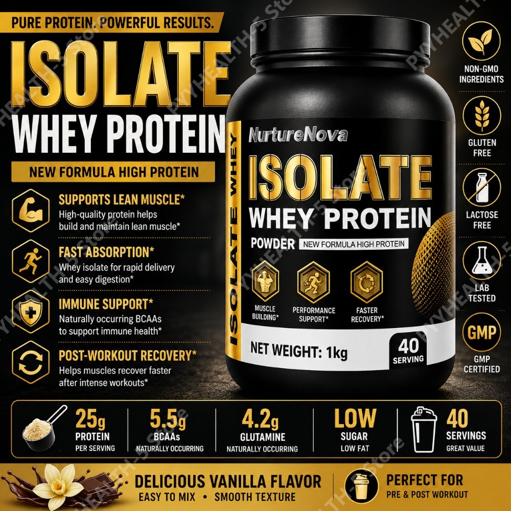 Isolate Whey Protein Powder 1k - Nutrition Sports Fitness recension och pris