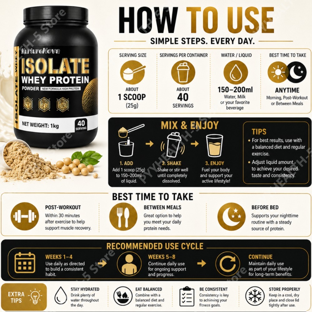 Isolate Whey Protein Powder 1k - Nutrition Sports Fitness recension och pris