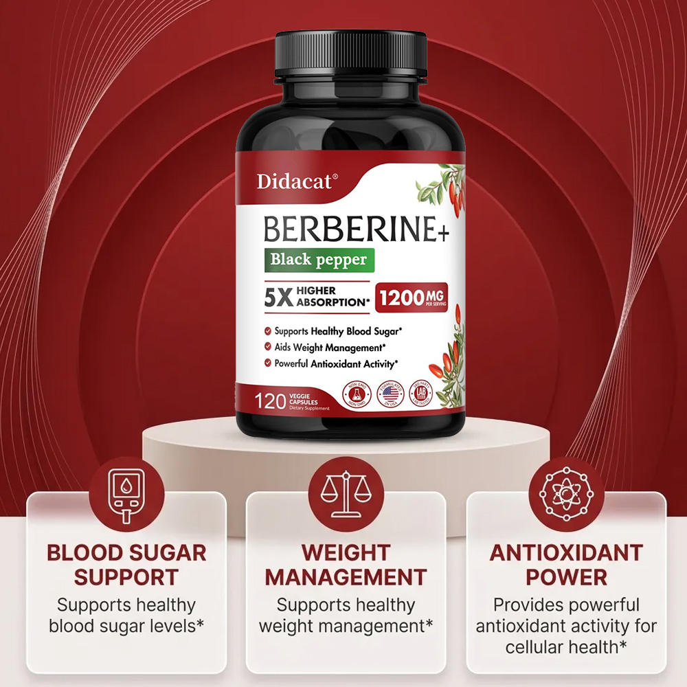 Berberine Supplement 1200mg -  - Berberine Hcl Capsule recension och pris