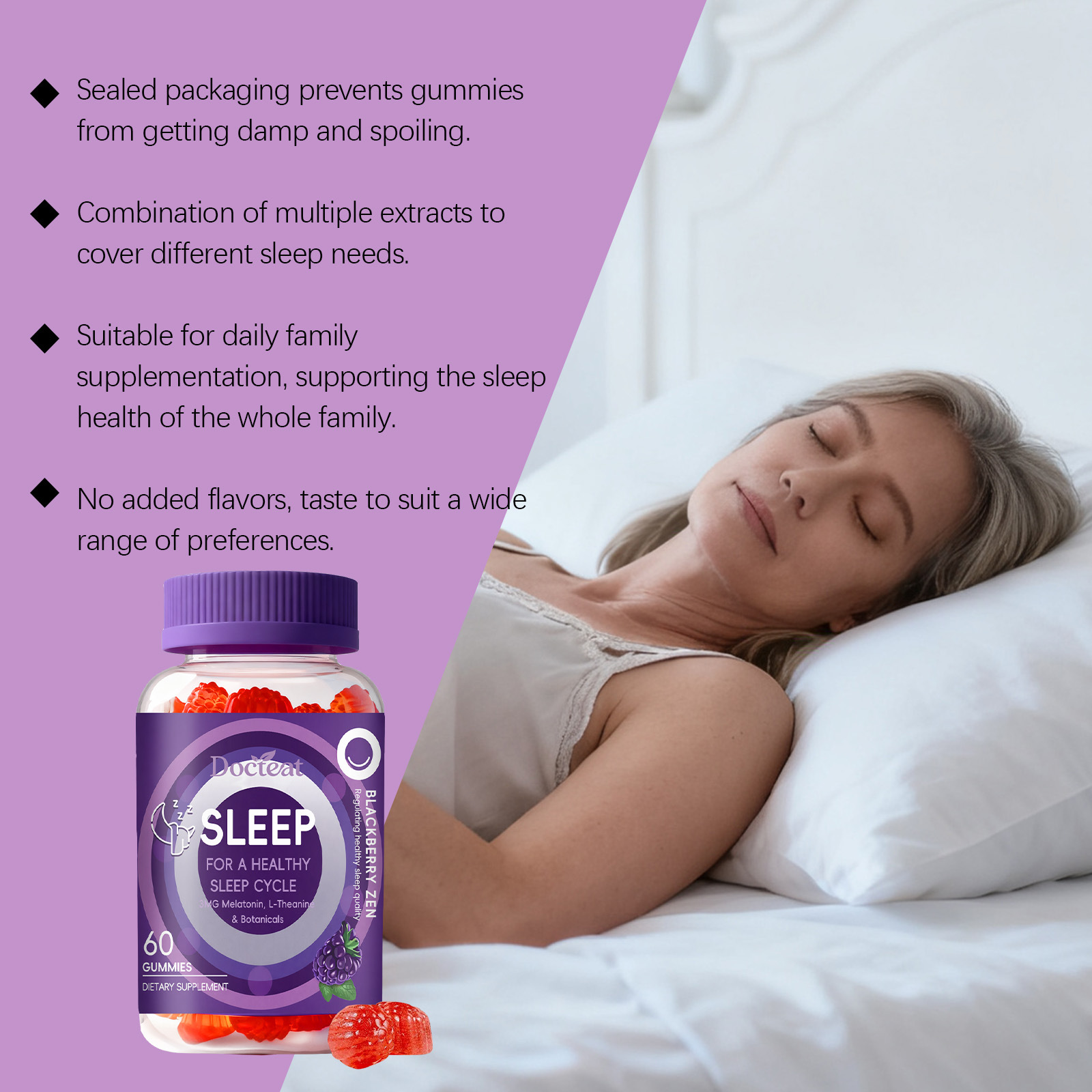 Sleep Gummies With Melatonin + - Melatonin Sleep Gummy recension och pris