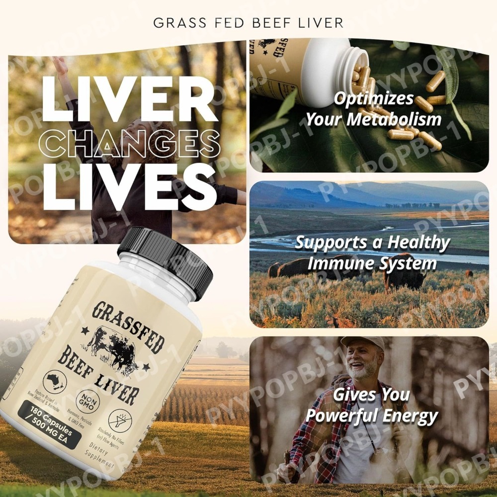 Grassfed Beef Liver Capsules 5 - Nutrition Zinc recension och pris