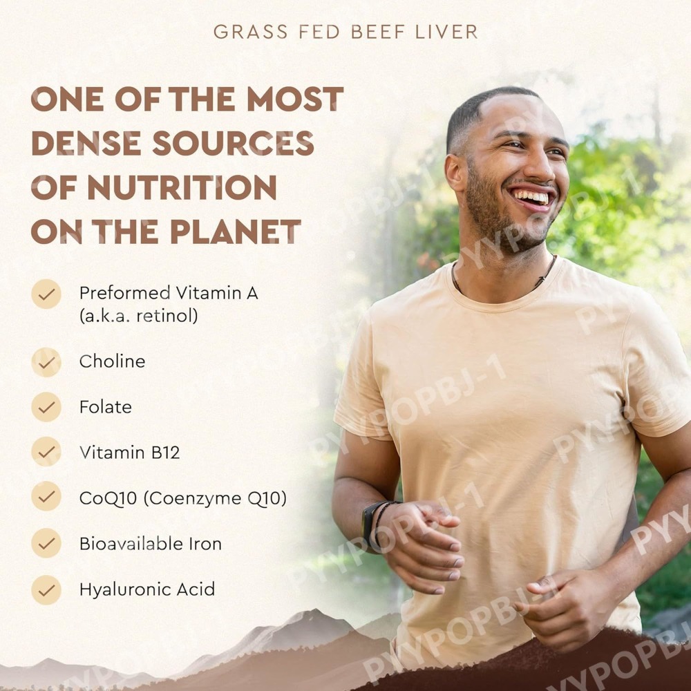 Grassfed Beef Liver Capsules 5 - Nutrition Zinc recension och pris