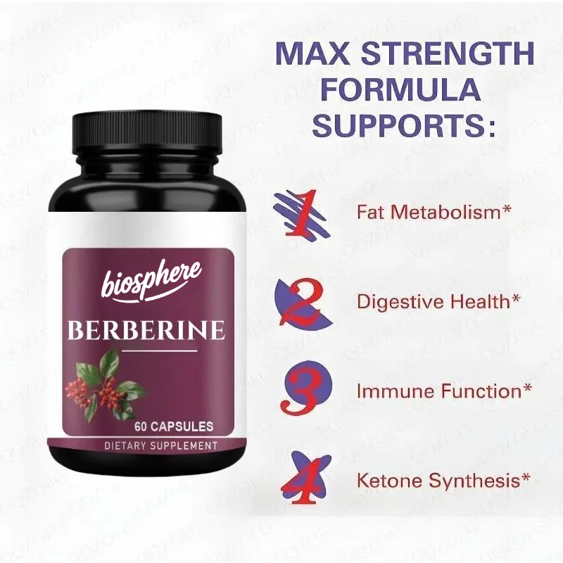 Berberine Supplement-60 vegeta - Berberine Hcl Capsule recension och pris