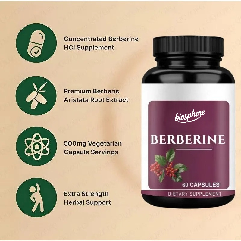 Berberine Supplement-60 vegeta - Berberine Hcl Capsule recension och pris