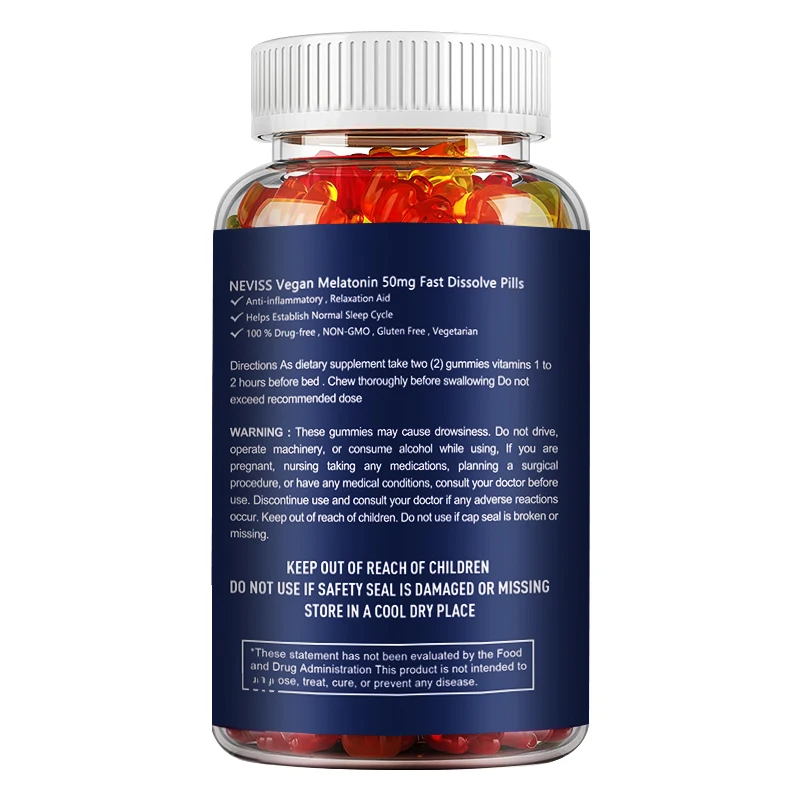 Melatonin Gummies 50mg - Sleep - Melatonin Sleep Gummy recension och pris