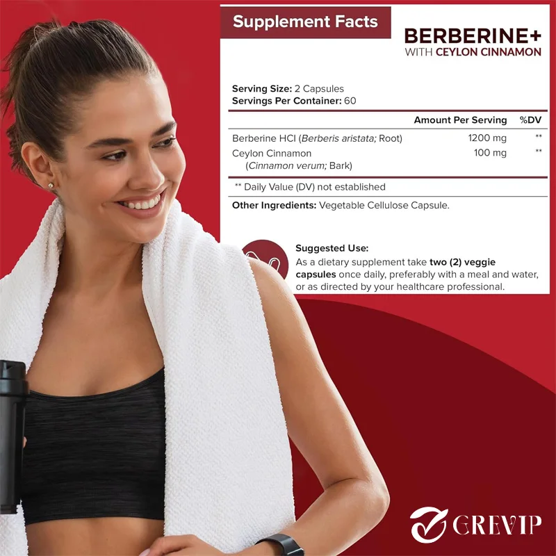 Premium Berberine HCL 1200 Mg  - Berberine Hcl Capsule recension och pris