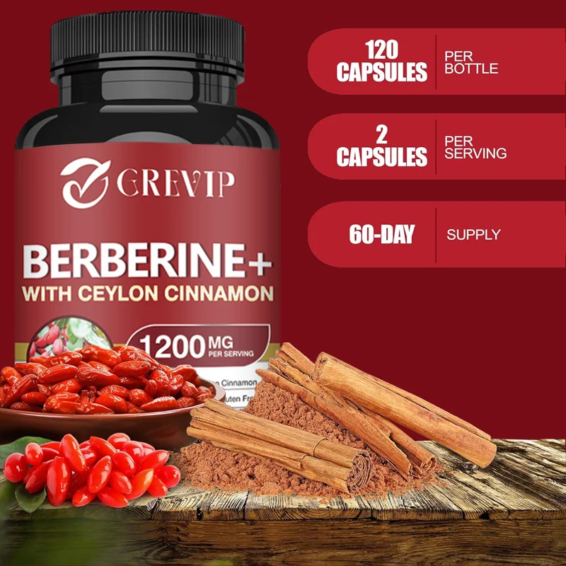 Premium Berberine HCL 1200 Mg  - Berberine Hcl Capsule recension och pris